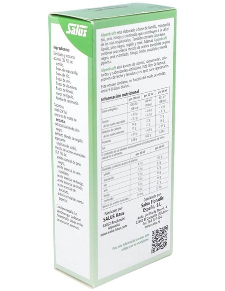 Alpenkraft V.Respiratorias 250Ml de Salus