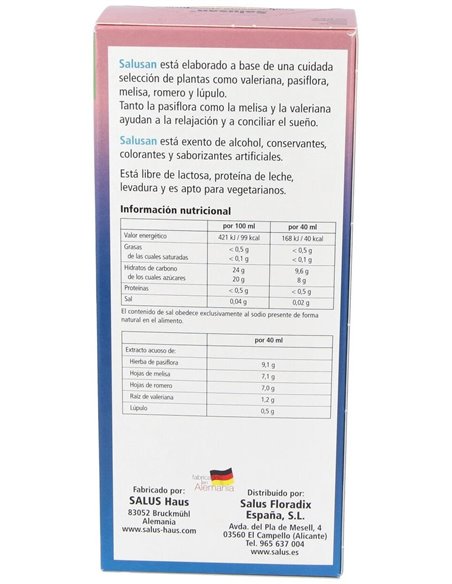 Salusan Sedante 250Ml de Salus