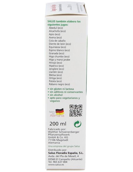 Jugo De Apio 200Ml. Schoenenberger de Salus