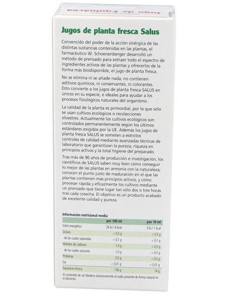 Jugo De Echinacea 200Ml. Schoenenberger de Salus