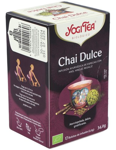 Yogi Tea Chai Dulce 17Infusiones de Yogi Tea