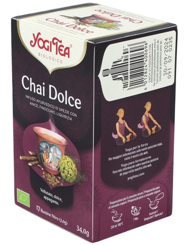 Yogi Tea Chai Dulce 17 X 2 G de Yogi Tea
