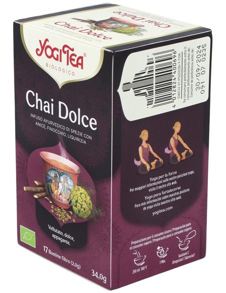 Yogi Tea Chai Dulce 17 X 2 G de Yogi Tea