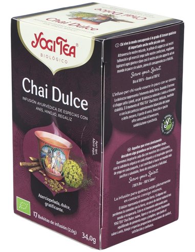 Yogi Tea Chai Dulce 17 X 2 G de Yogi Tea