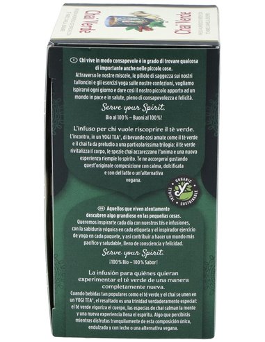 Yogi Tea Chai Verde 17Infusiones de Yogi Tea