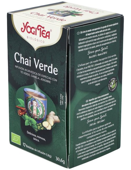 Yogi Tea Chai Verde 17 X 1,8 G de Yogi Tea