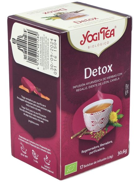 Yogi Tea Detox 17Infusiones de Yogi Tea