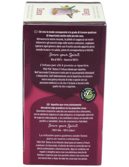 Yogi Tea Detox 17Infusiones de Yogi Tea