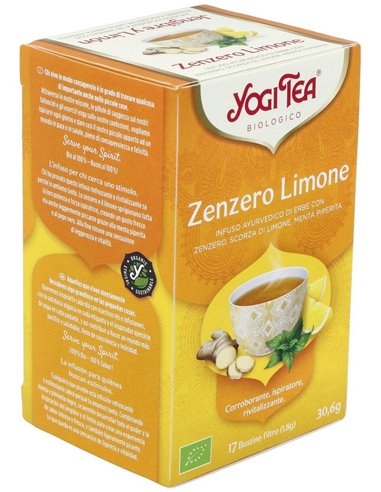 Yogi Tea Jengibre Y Limón 17 X 1,8 G de Yogi Tea