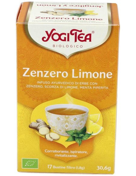 Yogi Tea Jengibre Y Limón 17 X 1,8 G
