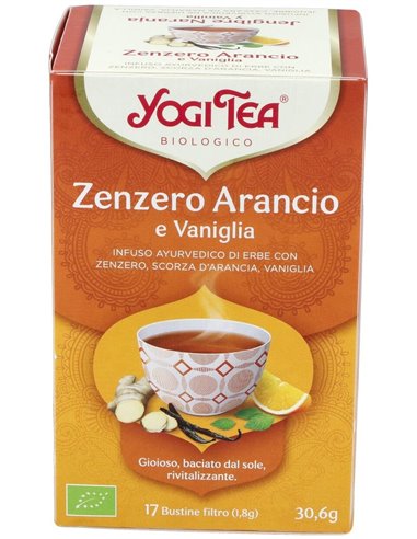 Yogi Tea Jengibre-Naranja-Vainilla 17Infusiones de Yogi Tea