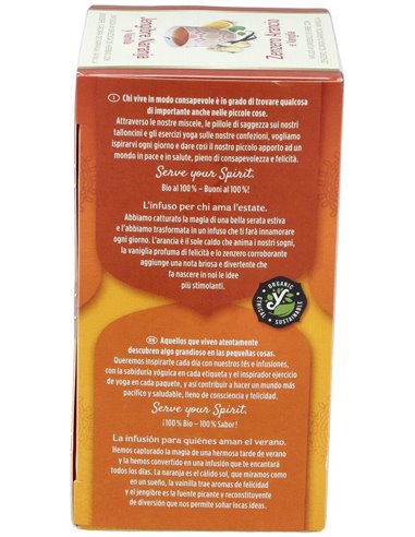 Yogi Tea Jengibre-Naranja-Vainilla 17Infusiones de Yogi Tea