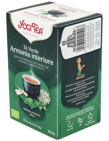 Yogi Tea Verde Armonia 17Infusiones de Yogi Tea