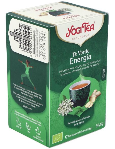 Yogi Tea Verde Energia 17Infusiones de Yogi Tea