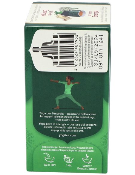 Yogi Tea Verde Energía 17 X 1,8 G de Yogi Tea