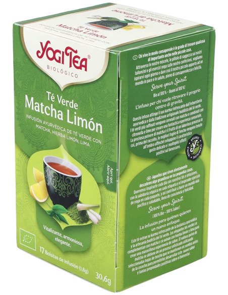 Yogi Tea Té Verde Matcha Limón 17 X 1,8 G de Yogi Tea