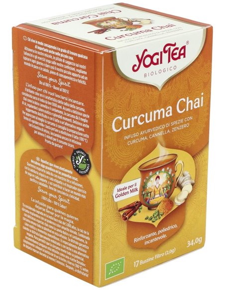 Yogi Tea Chai Curcuma 17Infusiones de Yogi Tea