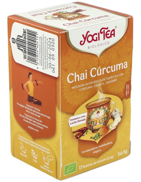Yogi Tea Chai Curcuma 17 X 2 G de Yogi Tea