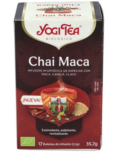 Yogi Tea Maca Chai Organic 17 X 2 G de Yogi Tea