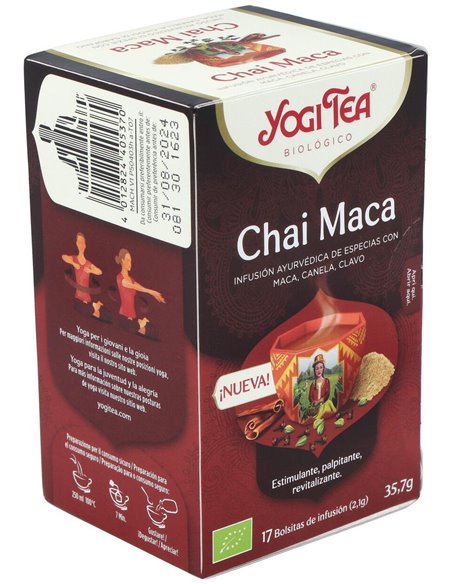 Yogi Tea Chai Maca  17Infusiones de Yogi Tea