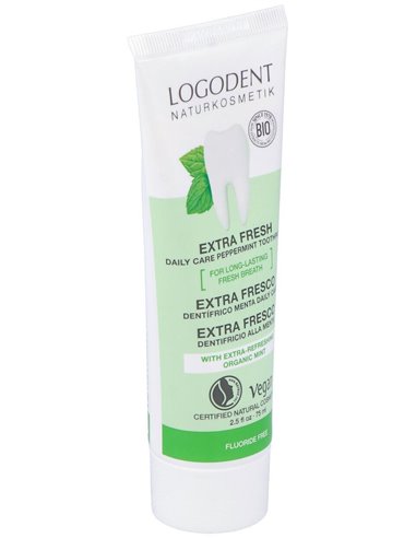 Dentifrico Extra Fresco Menta Daily Care 75Ml. de Logona