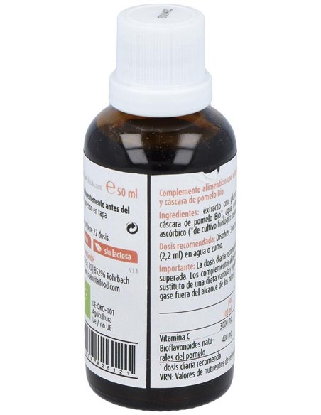 Pomelo Extracto De Pepita 50 Mililitros Bio Sg Vegan Raab Vitalfood