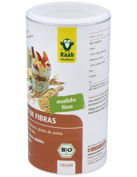 Trio De Fibras Manzana+Avena+Lino 210Gr. Bio Vegan de Raab Vitalfood