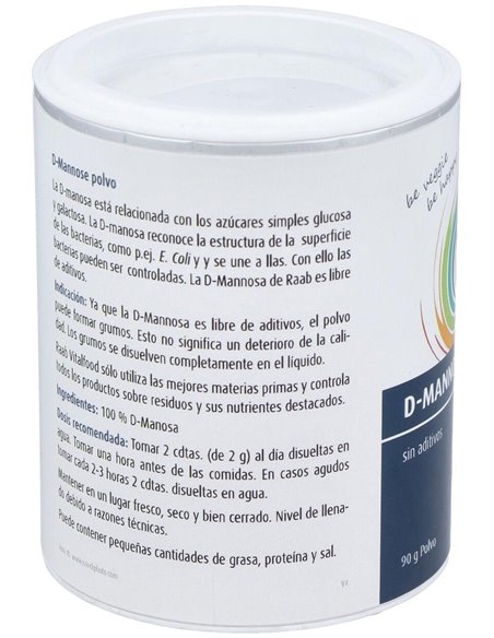 D-Mannose Polvo 90Gr. Sg Vegan de Raab Vitalfood