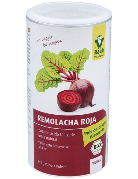 Remolacha roja polvo, 250g de Raab Vitalfood