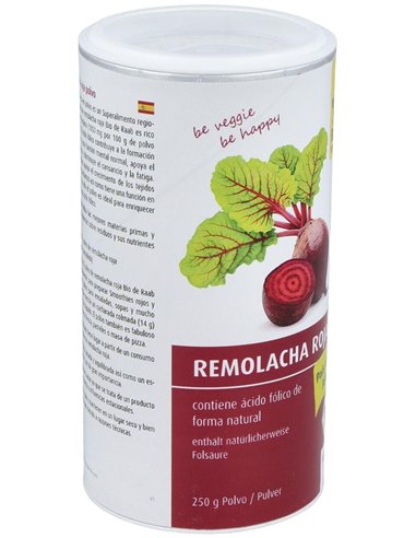 Remolacha Roja Polvo 250Gr. Bio Sg Vegan de Raab Vitalfood