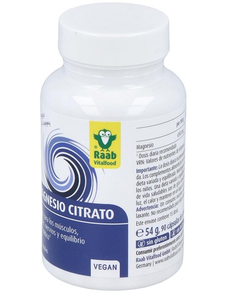 Citrato De Magnesio 90Cap. Sg Vegan de Raab Vitalfood