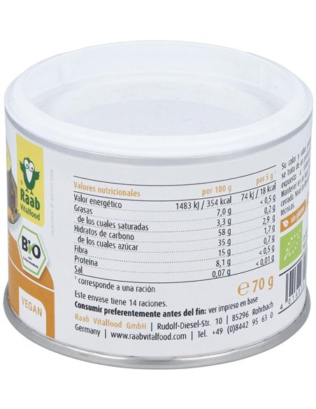 Golden Latte Bebida De Curcuma En Polvo 70Gr. Bio de Raab Vitalfood