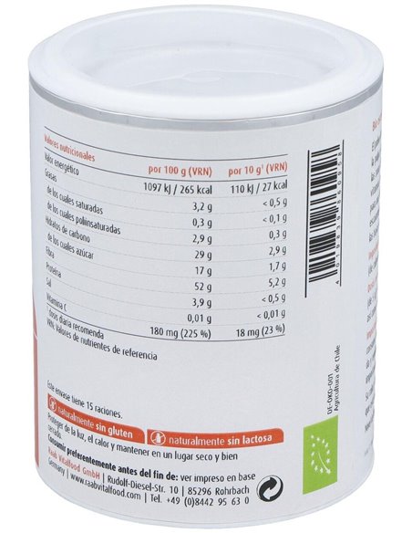 Escaramujo Polvo 150Gr. Bio Sg Vegan de Raab Vitalfood