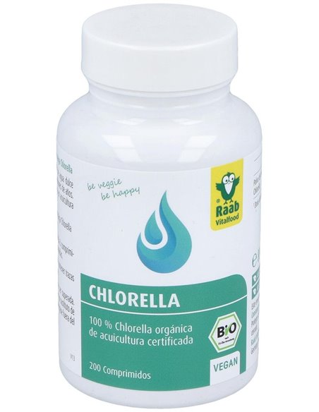 Alga Chlorella 200Comp. Bio Sg  Vegan de Raab Vitalfood