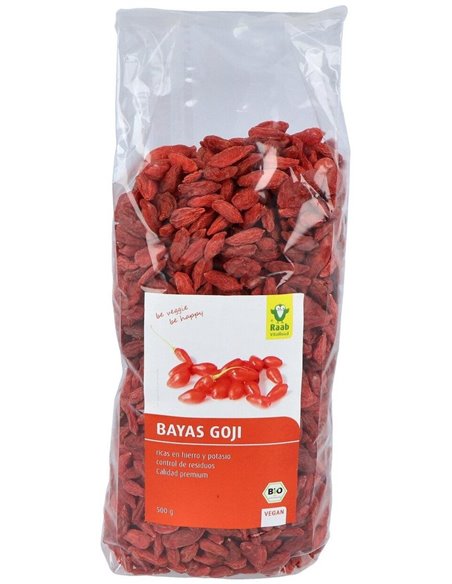 Goji Bayas 500Gr. Bio Sg Vegan de Raab Vitalfood