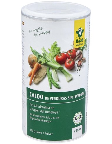 Caldo de verduras sin levadura bio, 350g de Raab Vitalfood