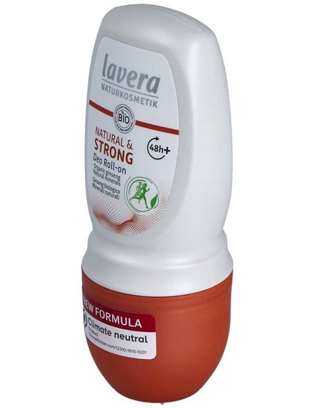 Strong & Natural Desodorante 48H Roll-On 50Ml. de Lavera