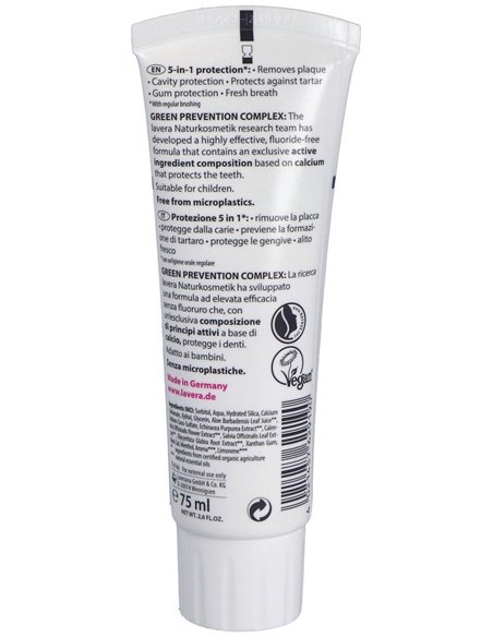 Dentifrico Classic Complet Care Sin Fluor 75Ml. de Lavera