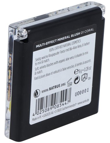 Colorete Multi Effect 6 Tonos 01 Coral 8Gr. de Sante Naturkosmetik