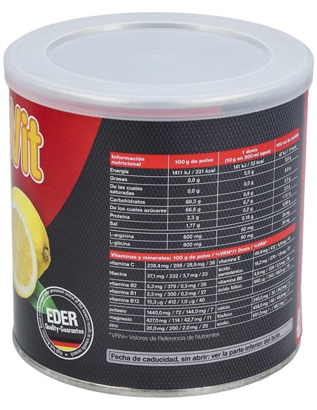 Minavit Sabor Limon 450Gr. de Eder Health Nutrition