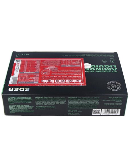 Aminofit 8000 Liquid 20Amp. de Eder Health Nutrition
