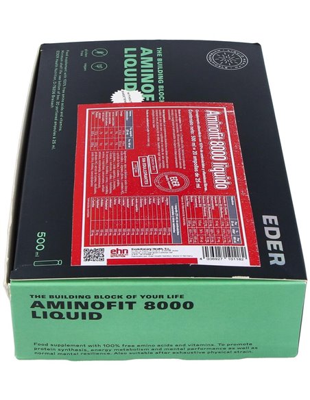 Aminofit 8000 Liquid 20Amp. de Eder Health Nutrition