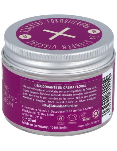 Desodorante En Crema Floral 30Ml. de I+M