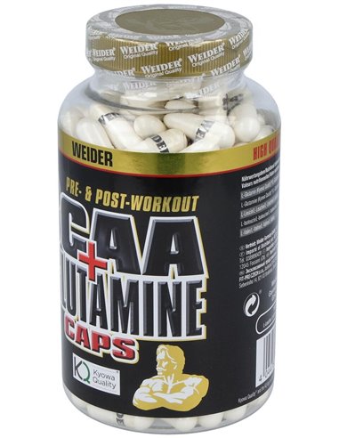 Weider Bcaa + L-Glutamina 180Cap. de Weider