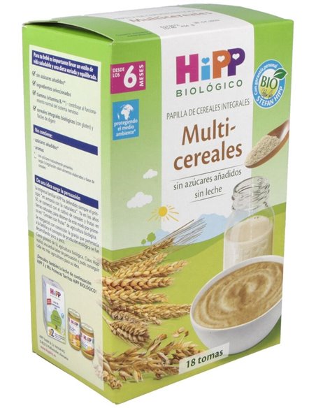 Papilla Multicereales 6Meses 400Gr. Bio S/A de Hipp