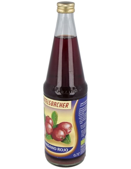 Zumo De Arandanos Rojos Antioxidante 700Ml. Eco de Beutelsbacher