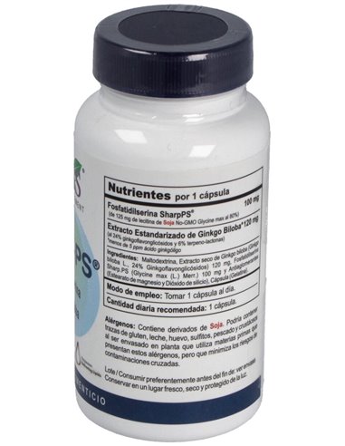 Sharp Ps - Ginkgo (Fosfatidilserina) 60Cap. de Vbyotics