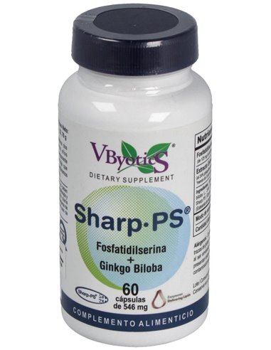 Sharp Ps - Ginkgo (Fosfatidilserina) 60Cap. de Vbyotics
