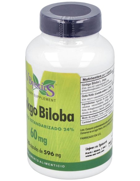 Ginkgo Biloba 60Mg. 120Cap. de Vbyotics