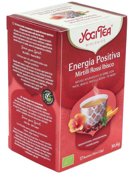 Yogi Tea Energía Positiva Arándanos Hibisco 17 X 1,8 G de Yogi Tea